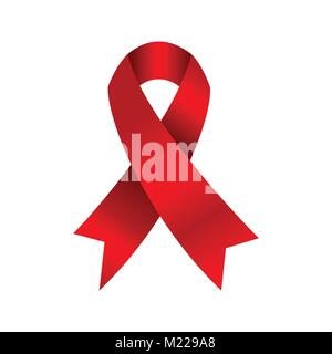 La Giornata Mondiale dell AIDS nastro classico simbolo Vector Graphic Logo Design Illustrazione Vettoriale