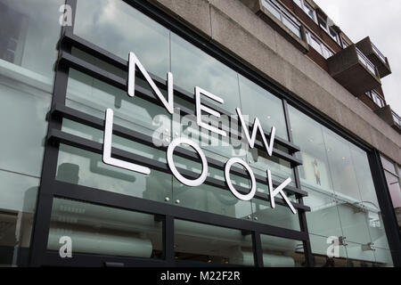 Nuovo look store su King Street, Hammersmith, London, Regno Unito Foto Stock