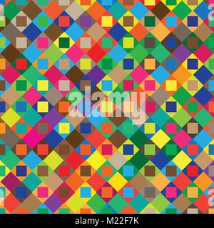 Abstract disegno geometrico con elementi colorati. Illustrazione Vettoriale sfondo. Illustrazione Vettoriale