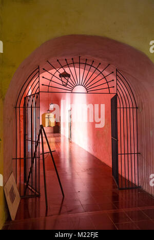 Valladolid, Yucatan, Messico, all'interno del Convento di San Bernardino de Siena Foto Stock