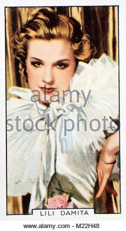 French-American attrice, cantante e ballerino Lili Damita 1904 - 1994 Foto Stock