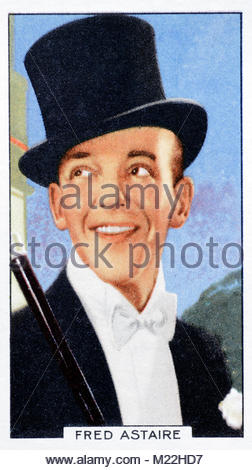 Attore americano, ballerino e cantante Fred Astaire 1899 - 1987 Foto Stock