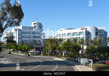 MISSION VIEJO, CA - 23 gennaio 2018: Missione Hospital. Un 552-letto cure acute, full-service facility servendo tutti di South Orange County. Foto Stock