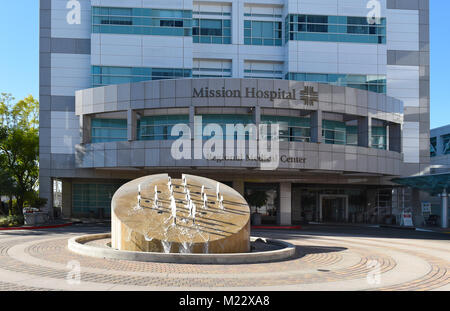 MISSION VIEJO, CA - 23 gennaio 2018: Missione Hospital, Mission Viejo, California. Un 552-letto cure acute, full-struttura di servizio che serve tutti del sud o Foto Stock