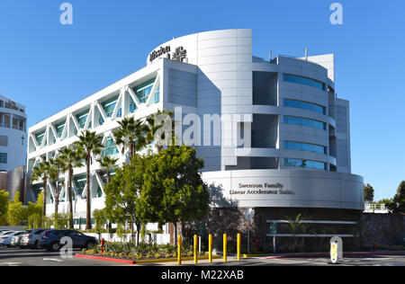 MISSION VIEJO, CA - 23 gennaio 2018: Swenson famiglia acceleratore lineare Suite all ospedale missione, Mission Viejo, California. Foto Stock