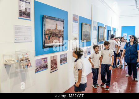 Buenos Aires Argentina, Plaza de Mayo piazza centrale, Museo storico Nacional del Cabildo y la Revolucion de Mayo Museo di Storia, governo coloniale, in Foto Stock