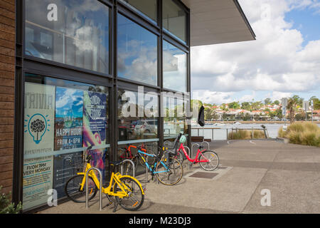 L'UTS Haberfield club di canottaggio a Sydney sulle rive del fiume Parramatta,Haberfield,Sydney , Australia Foto Stock