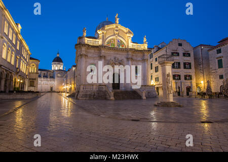 Paese vecchio di Dubrovnik, Croazia Foto Stock