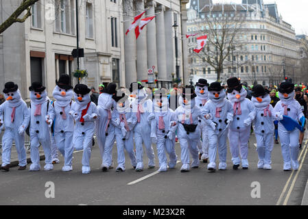 Cancer Research UK 10K Inverno correre a Londra Foto Stock
