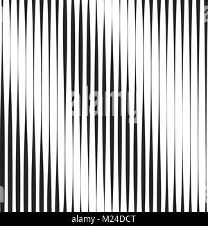 Texture di mezzitoni da nero linee verticali con diversa larghezza e forma. Adatto per un logo o un altro progetto Illustrazione Vettoriale
