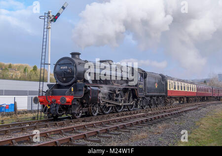 Nero 5 45212 a Lancaster, Lancashire, Regno Unito Foto Stock