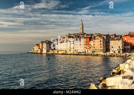 Rovinj - Rovigno, Istria, Croazia Foto Stock