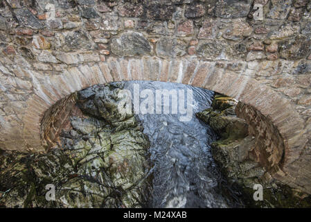 Cascate di Feugh, vicino a Banchory, Aberdeenshire Foto Stock