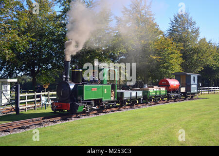 1897 Decauville 0-4-2 locomotiva a vapore Foto Stock