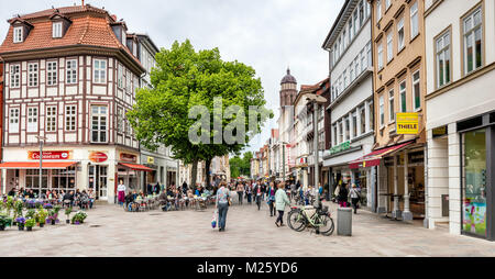 Weender Strasse area pedonale nel centro storico di Gottinga, Bassa Sassonia, Germania Foto Stock