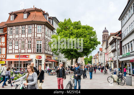 Weender Strasse area pedonale nel centro storico di Gottinga, Bassa Sassonia, Germania Foto Stock