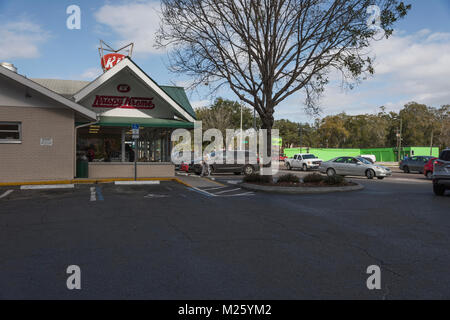 Ciambelle Krispy Kreme Gainesville, Florida USA Foto Stock