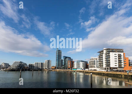 Ocean Village Southampton, Hampshire, Regno Unito Foto Stock