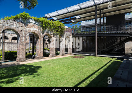 Un fantastico parco urbano chiamato serbatoio di Paddington Gardens, Paddington, Sydney. Foto Stock