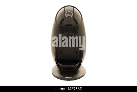 Largs, Scozia - Febbraio 03, 2018: Un Nescafe Dolce Gusto macchina da caffè. La macchina è progettata principalmente per uso domestico ed è crescente in pop Foto Stock