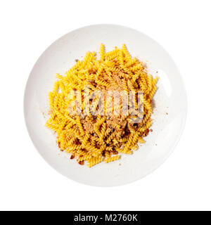 Convenience Food, tagliatelle istante, Pasta alla bolognese con carne Foto Stock