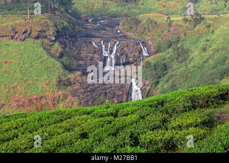 St Clair falls, Nuwara Eliya, Sri Lanka, Asia Foto Stock