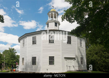 Vecchia chiesa rotonda Richmond VT Foto Stock