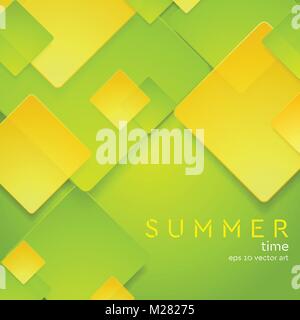 Colorate piazze astratta corporate design. Vettore sfondo grafico Illustrazione Vettoriale