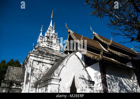 Wat Prasart Chiangmai Thailandia,vecchio tempio a Chiangmai Thailandia Foto Stock