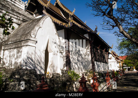 Wat Prasart Chiangmai Thailandia,vecchio tempio a Chiangmai Thailandia Foto Stock