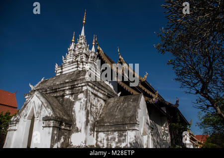 Wat Prasart Chiangmai Thailandia,vecchio tempio a Chiangmai Thailandia Foto Stock