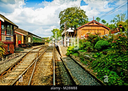 Tenterden città stazione ferroviaria, Tenterden, Kent e East Sussex Railway, Kent Foto Stock