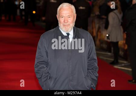 Il Sir Robin Knox-Johnston 'Äãattends Premiere Mondiale della Misericordia - Londra, UK (06/02/2018) | utilizzo in tutto il mondo Foto Stock