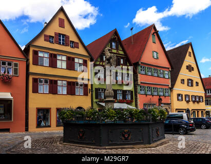 Dinkelsbuhl - Bavaria - Germania Foto Stock