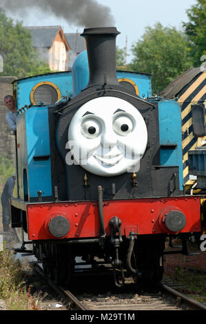 Thomas Il serbatoio del motore in corrispondenza di Caledonian Railway, Brechin, Angus, Scozia. Foto Stock