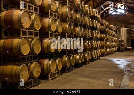 Firestone vigna. Aug, 2016. Santa Barbara County, California, U.S.A. Foto Stock