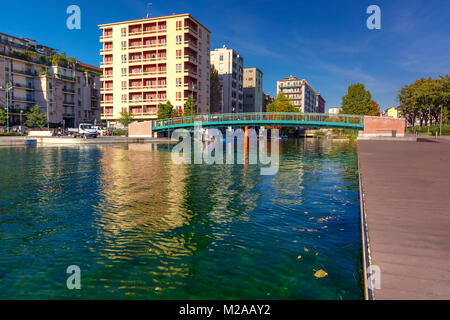 La darsena di Milano, Lombardia, Italia Foto Stock