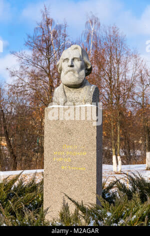 Ivan Turgenev monumento di Oryol Foto Stock