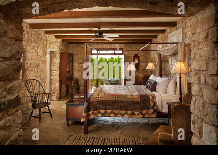 Hermannhoff Inn e cantina,Hermann,Missouri Foto Stock