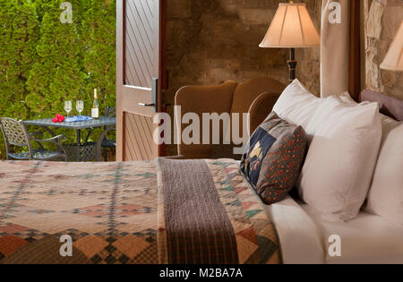 Hermannhoff Inn e cantina,Hermann,Missouri Foto Stock