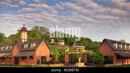 Hermannhoff Inn e cantina,Hermann,Missouri Foto Stock