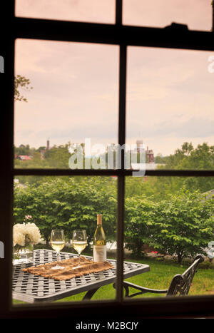 Hermannhoff Inn e cantina,Hermann,Missouri Foto Stock