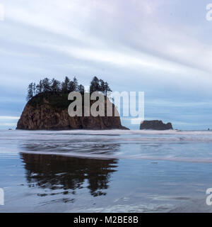 La spingere lonely Island, nello Stato di Washington Foto Stock