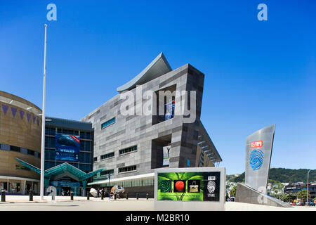 Nuova Zelanda, Isola del nord, Wellington, il Te Papa Tongarewa Museum. Foto Stock