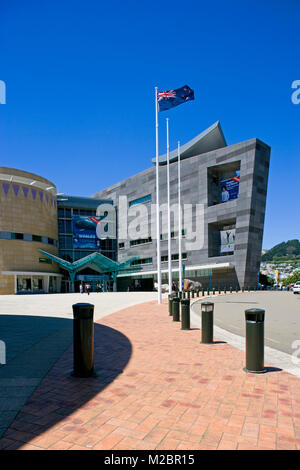 Nuova Zelanda, Isola del nord, Wellington, il Te Papa Tongarewa Museum. Foto Stock