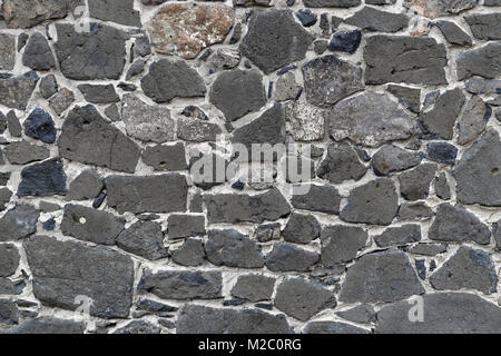 Telaio completo colpo di muro di pietra di un edificio tradizionale Foto Stock