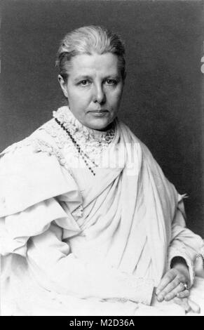 Annie Besant, (1847 - 1933) era un socialista britannico, attivista per i diritti delle donne, scrittore e sostenitore dell'irlandese e Indian self-regola Foto Stock