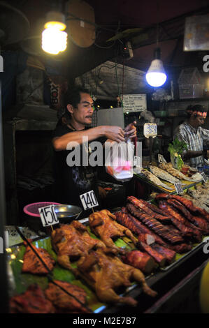 Jomtien Mercato Notturno Pattaya Thailandia Foto Stock