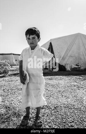 Cina. 7 febbraio, 2018. La vita dei siriani rifugiati che vivono nelle regioni di frontiera della Giordania e Siria. Queste foto dei rifugiati sono stati presi da un giovane fotografo cinese nato negli anni novanta. Credito: SIPA Asia/ZUMA filo/Alamy Live News Foto Stock