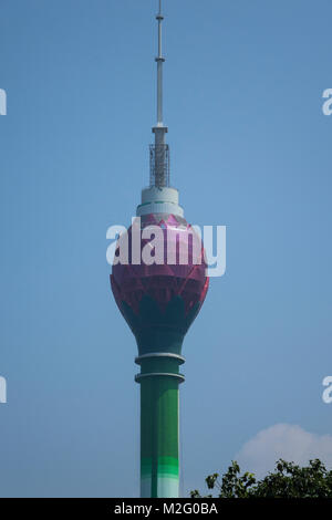 Sri Lanka, Colombo, Lotus tower Foto Stock